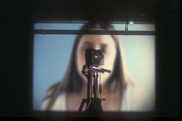 Installation view of video "John"